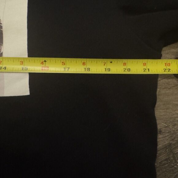 Qilo NYC Graphic Crewneck Sweatshirt Black Cotton Long Sleeve Size L Urban - Picture 8 of 9